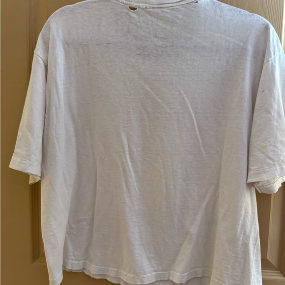 Super soft and comfortable vintage surf tee in white and blue #surf #90s - Picture 2 of 2